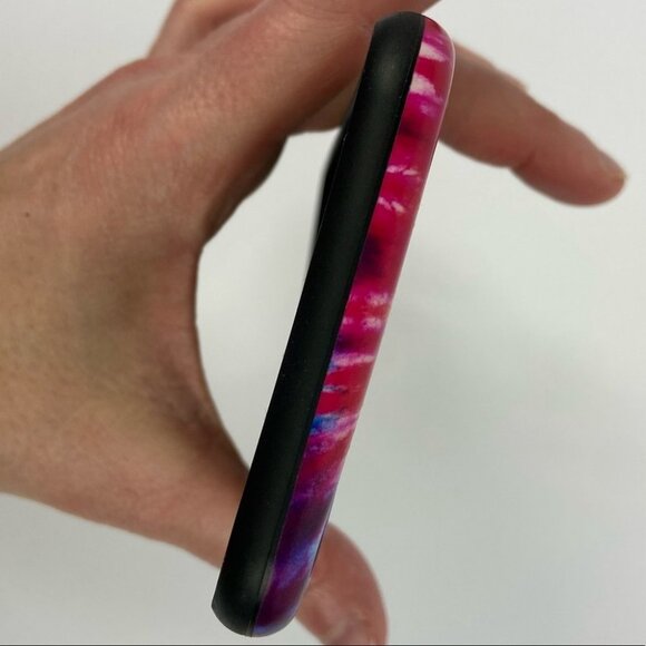 Tie Dye Phone Case iPhone X Psychedelic Bright Flexible Stretch Hippie Bohemian - Picture 9 of 13